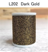 ジャストエース LAME THREAD（ラメスレッド）(L202　Dark Gold)